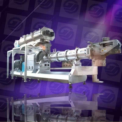 10tph Fish Feed Production Line Twin Screw Extruder Fish Pellet Making Machine